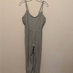 Old Navy Gray Sleeveless Jumpsuit Romper